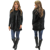 Black Fur Vest with Pockets