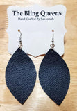 Leaf Genuine Leather Earrings