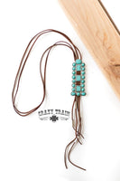 Blazing Trail Bolo**Turquoise/Brown