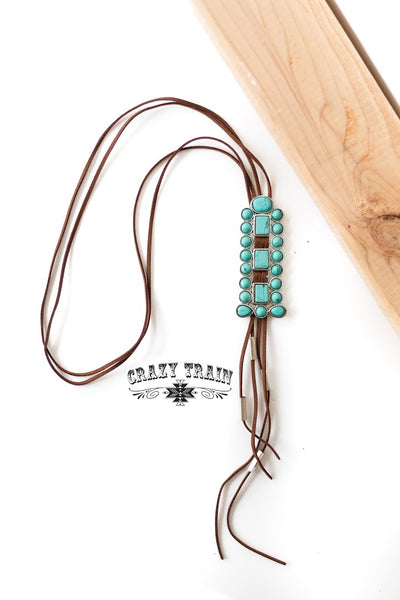 Blazing Trail Bolo**Turquoise/Brown