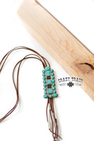 Blazing Trail Bolo**Turquoise/Brown