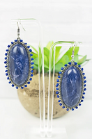 Blythe Oval Stone Earrings (4 Colors Available)