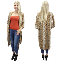 Brown Snake Duster - One Size