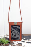 Bryce Canyon & Brown Cell Phone Crossbody