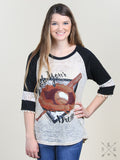 "Catch Your Dreams"  Raglan Shirt (Baseball) LAST 1