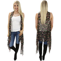 Christmas Vest with Tassels