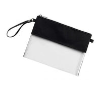 Clear Black Stadium Purse