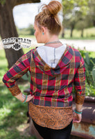 Cowtown Christmas Hoodie (Buffalo Plaid)