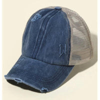 CLEARANCE - Pony Tail Hats - Assorted Colors & Prints