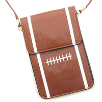 Football Cell Phone Crossbody Bag/Purse