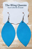 Leaf Genuine Leather Earrings