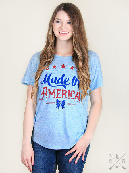 Made in America with Bow Back Tee