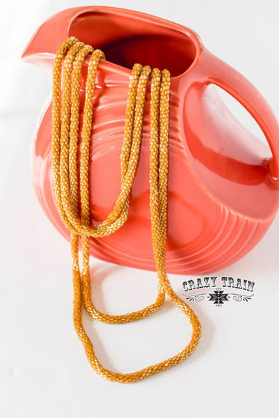 Mustard ** Loopty Loo Necklace
