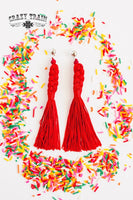Red - Plot Twist Earrings
