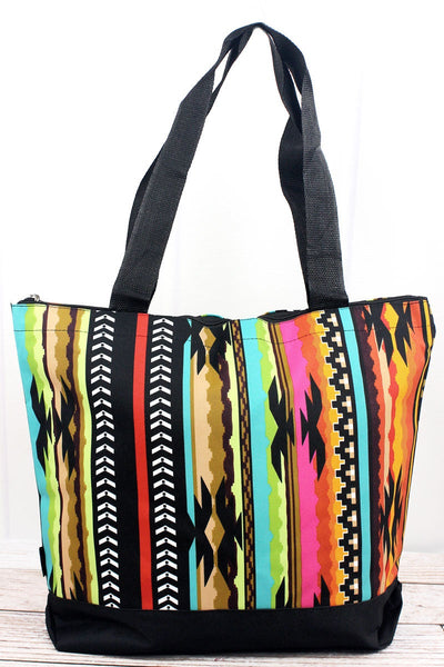 San Jose Serape with Black Trim Tote Bag