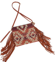 Sante Fe Fringe Crossbody/Clutch (Assorted Prints/Colors)