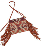 Sante Fe Fringe Crossbody/Clutch (Assorted Prints/Colors)