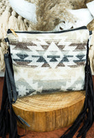 Sante Fe Fringe Crossbody/Clutch (Assorted Prints/Colors)