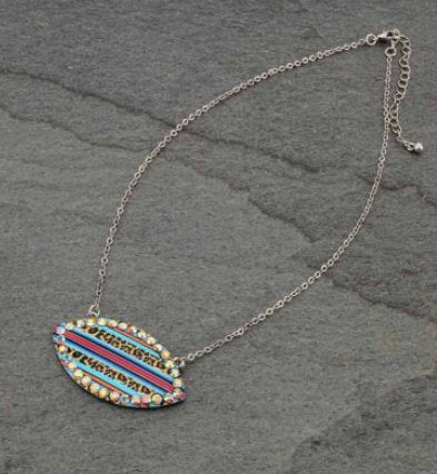 Leopard & Serape Necklace