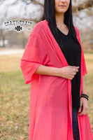 Short Round Coral Duster