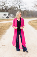 Short Round Pink Duster