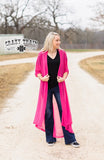 Short Round Pink Duster
