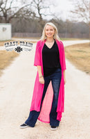 Short Round Pink Duster