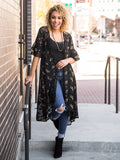 CLEARANCE - Shimmer & Shine Paisley Lace Duster