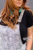 CLEARANCE - Snake Your Tail Feather Overalls ** Shorts - Last One