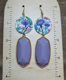 Colorful Spring Lightweight Dangle Earrings (2 Color Choices)