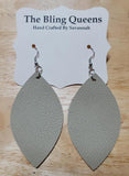 Leaf Genuine Leather Earrings