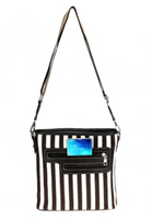 Montana West Aztec Canvas Crossbody ** Black/Turquoise