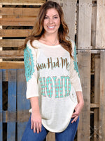 CLEARANCE - "You Had Me At Howdy" Raglan - LAST ONE